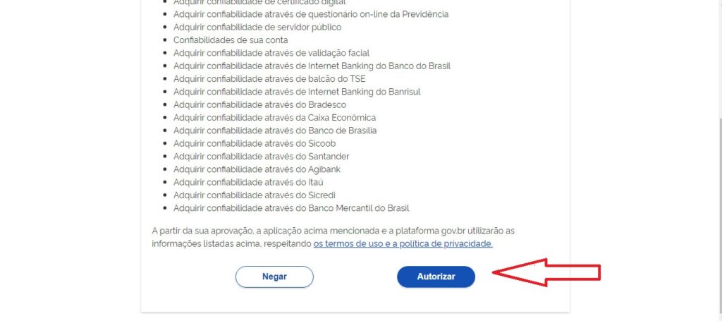 nível conta gov.br