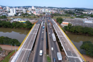 trânsito e velocidade das vias