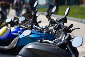 frota de motocicletas